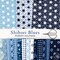 Shibori Geometrics in Blue (sb-850257d9-4) | Shibori Blues | Robert Kaufman